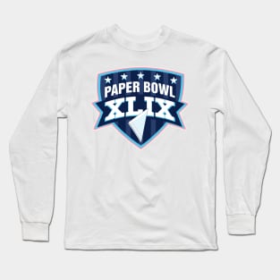 Paper Bowl Sunday Long Sleeve T-Shirt